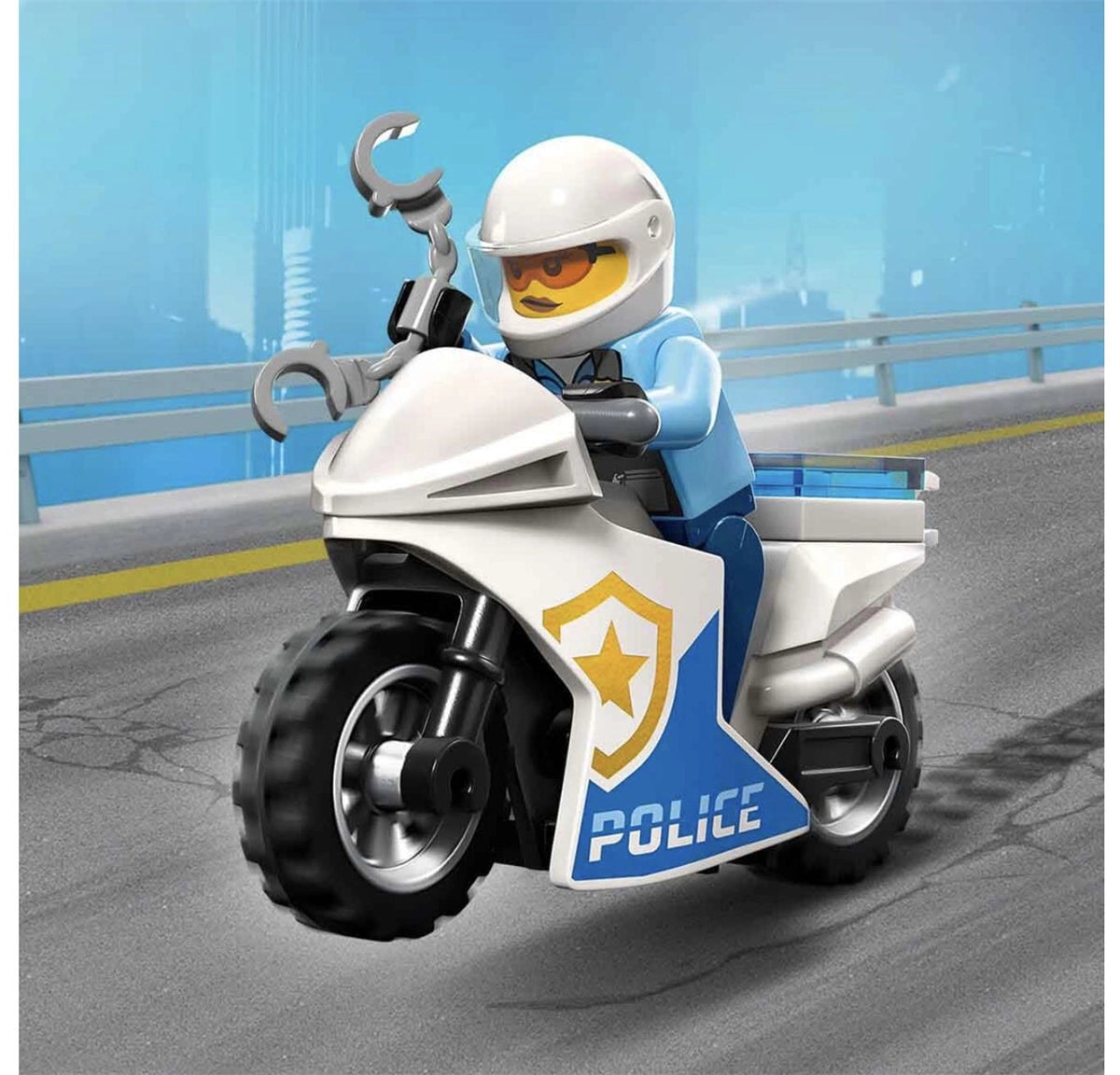 Lego City Polis Motosikleti Araba Takibi 60392 | Toysall