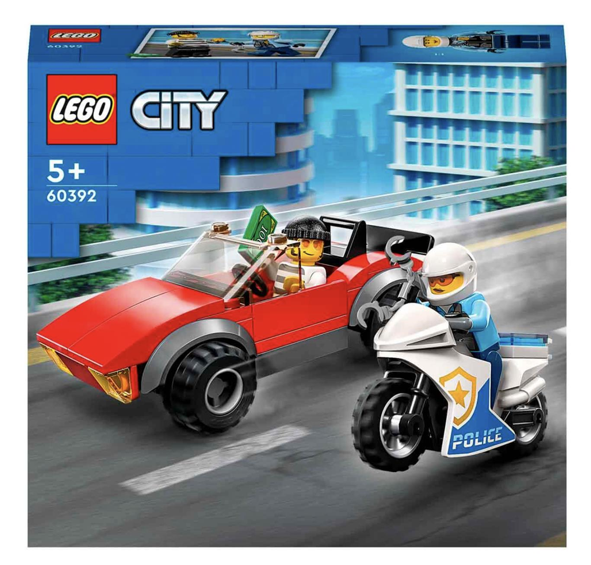 Lego City Polis Motosikleti Araba Takibi 60392 | Toysall