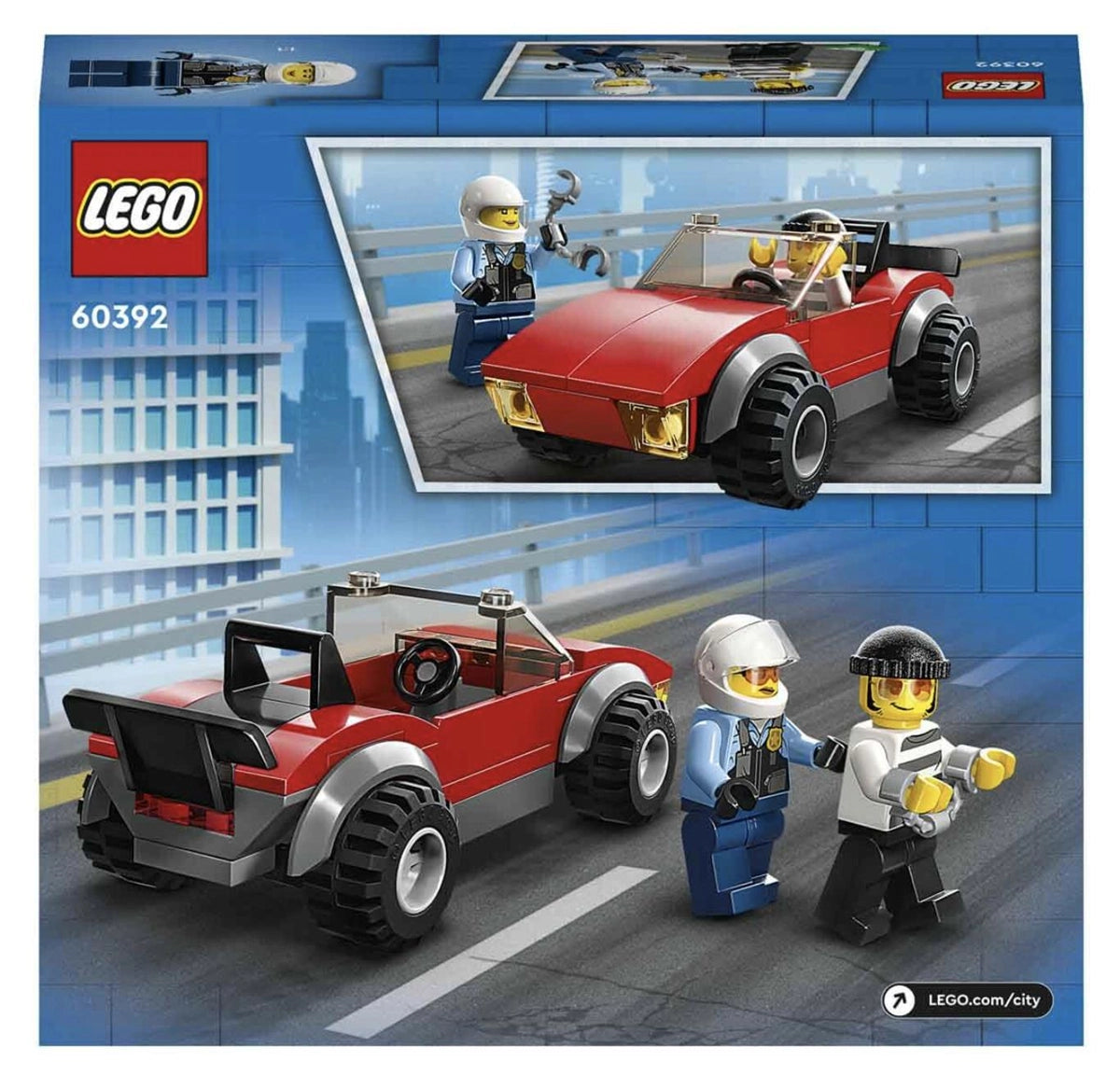 Lego City Polis Motosikleti Araba Takibi 60392 | Toysall