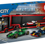 Lego City RB20 ve AMR24 F1 Arabalı F1 Kamyonu 60445