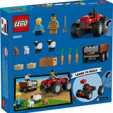 Lego City Römorklu Kırmızı Çiftlik Traktörü ve Koyun 60461