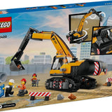 Lego City Sarı İnşaat Ekskavatörü 60420