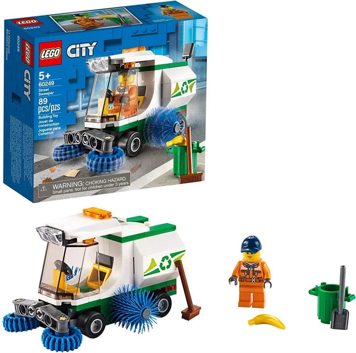 Lego City Sokak Süpürme Aracı 60249 | Toysall