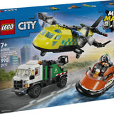 Lego City Uçak, Servis Kamyonu ve Hoverkraft Karışımı 60505