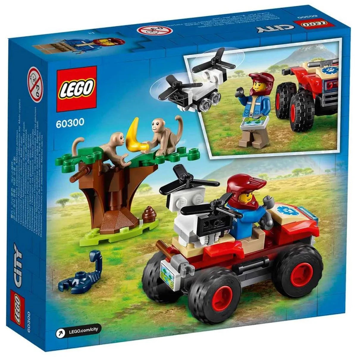 Lego City Vahşi Hayvan Kurtarma ATV’si 60300 | Toysall