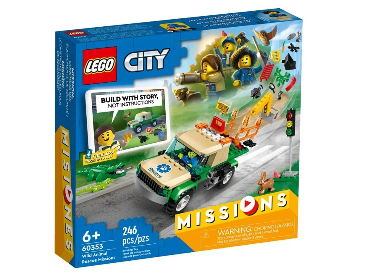 Lego City Vahşi Hayvan Kurtarma Görevleri 60353 | Toysall