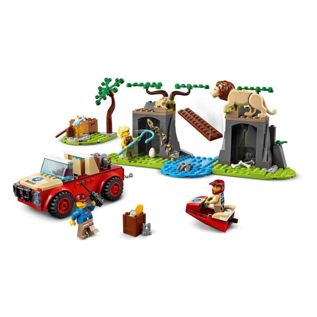 Lego City Vahşi Hayvan Kurtarma Jipi 60301 | Toysall