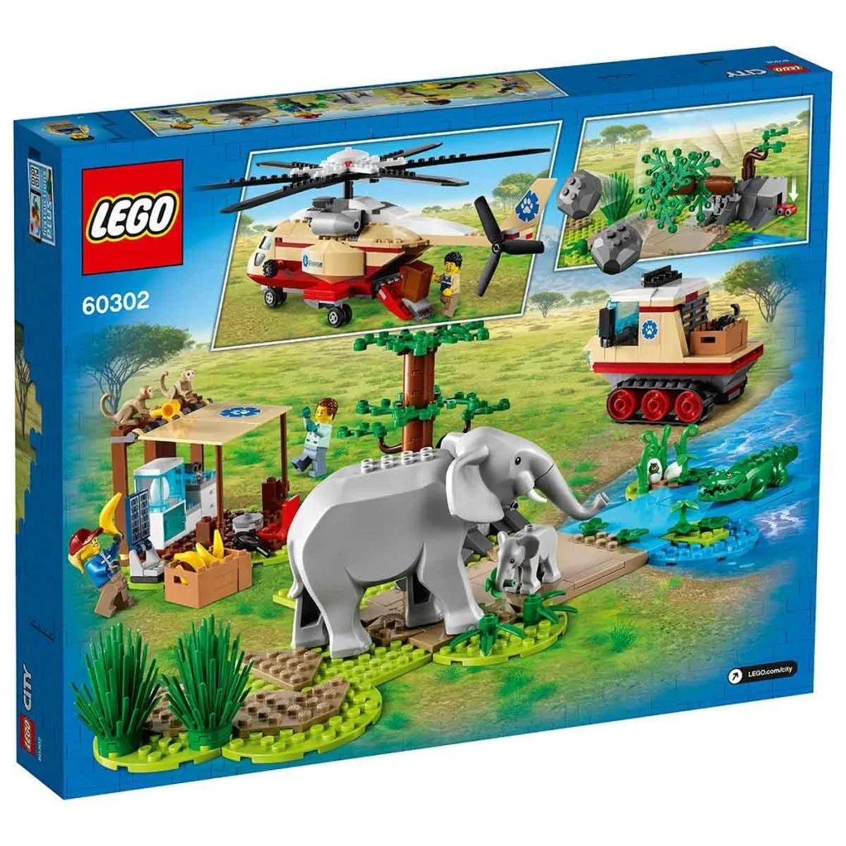 Lego City Vahşi Hayvan Kurtarma Operasyonu 60302 | Toysall