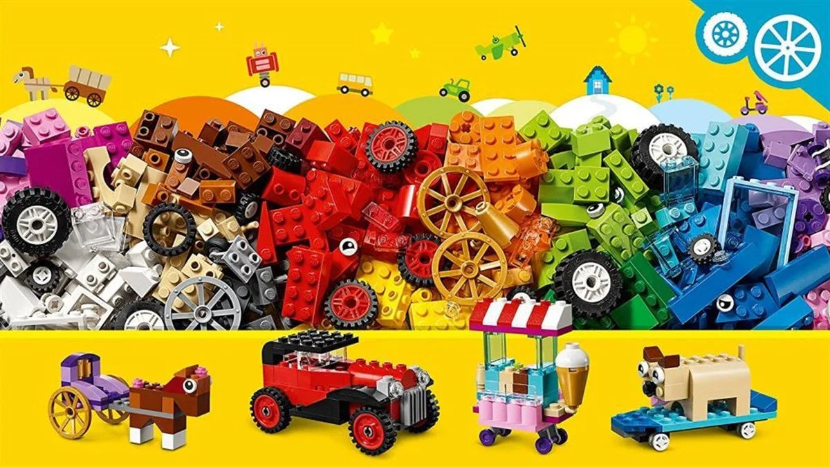 Lego Classic Tekerlekli Yapım Parçaları 10715 | Toysall