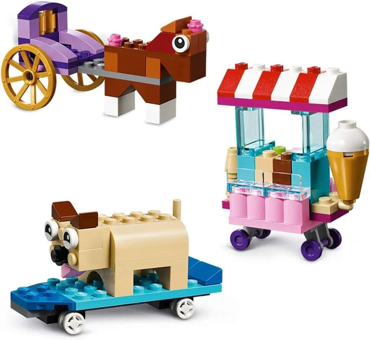 Lego Classic Tekerlekli Yapım Parçaları 10715 | Toysall