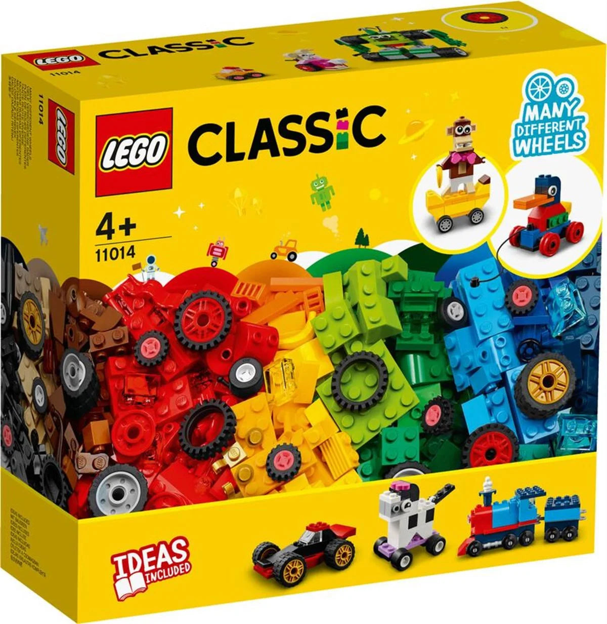 Lego Classic Yapım Parçaları ve Tekerlekler 11014 | Toysall