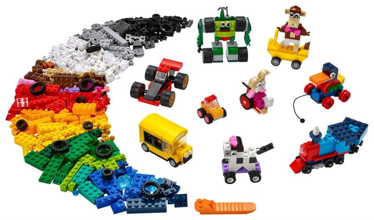 Lego Classic Yapım Parçaları ve Tekerlekler 11014 | Toysall
