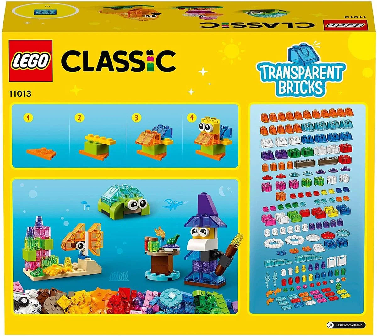 Lego Classic Yaratıcı Şeffaf Yapım Parçaları 11013 | Toysall