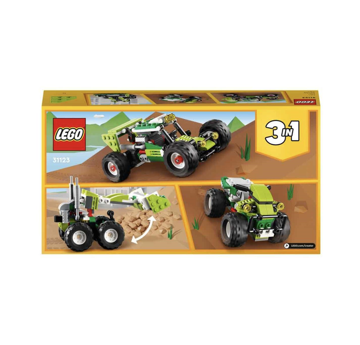 Lego Creator 3’ü 1 Arada Arazi Cipi 31123 | Toysall