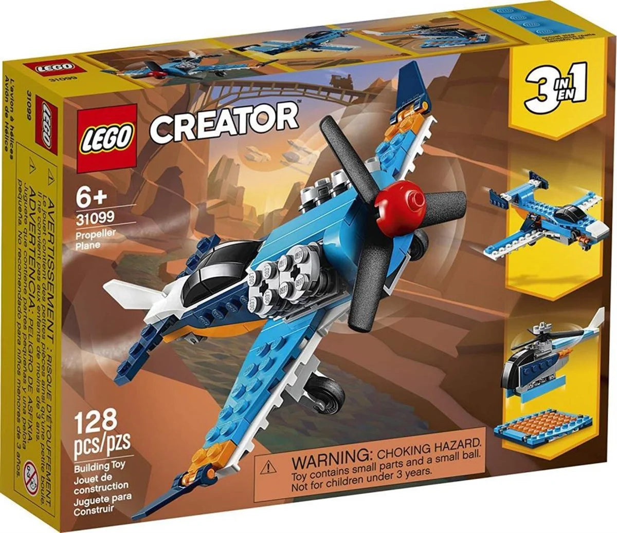 Lego Creator 3’ü 1 Arada Pervaneli Uçak 31099 | Toysall