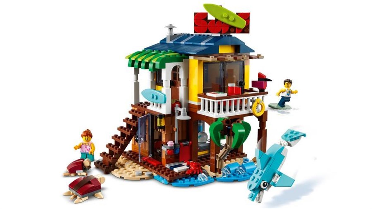 Lego Creator 3’ü 1 Arada Sörfçü Plaj Evi 31118 | Toysall