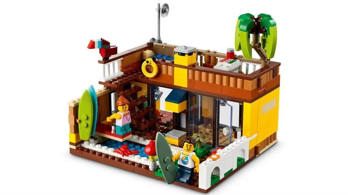 Lego Creator 3’ü 1 Arada Sörfçü Plaj Evi 31118 | Toysall