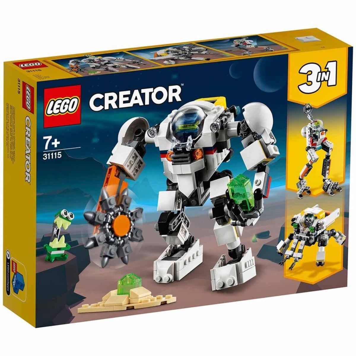 Lego Creator 3'ü 1 Arada Uzay Maden Robotu 31115 | Toysall