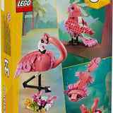 Lego Creator 3 ü 1 Arada Vahşi Hayvanlar Pembe Flamingo 31170