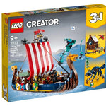 Lego Creator 3 ü 1 Arada Viking Gemisi ve Midgard Yılanı 31132 | Toysall