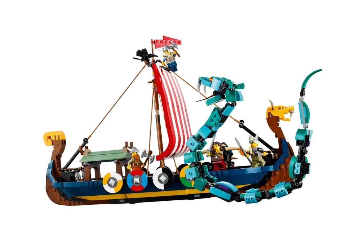 Lego Creator 3 ü 1 Arada Viking Gemisi ve Midgard Yılanı 31132 | Toysall