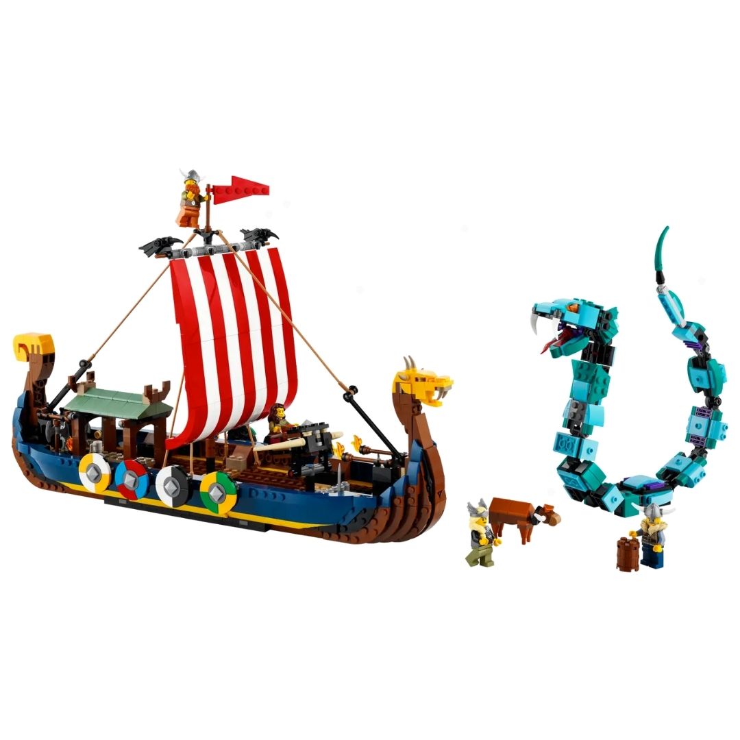 Lego Creator 3 ü 1 Arada Viking Gemisi ve Midgard Yılanı 31132 | Toysall