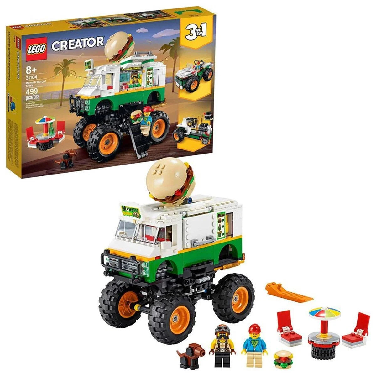 Lego Creator 3’ü1 Arada Canavar Hamburger 31104 | Toysall