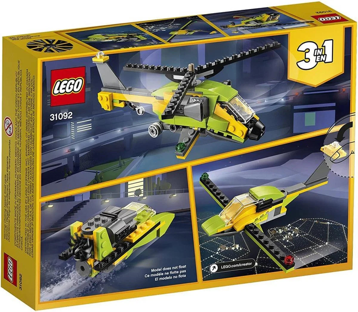 Lego Creator Helikopter Macerası 31092 | Toysall