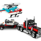 Lego Creator Helikopterli Açık Kasa Kamyon 31146