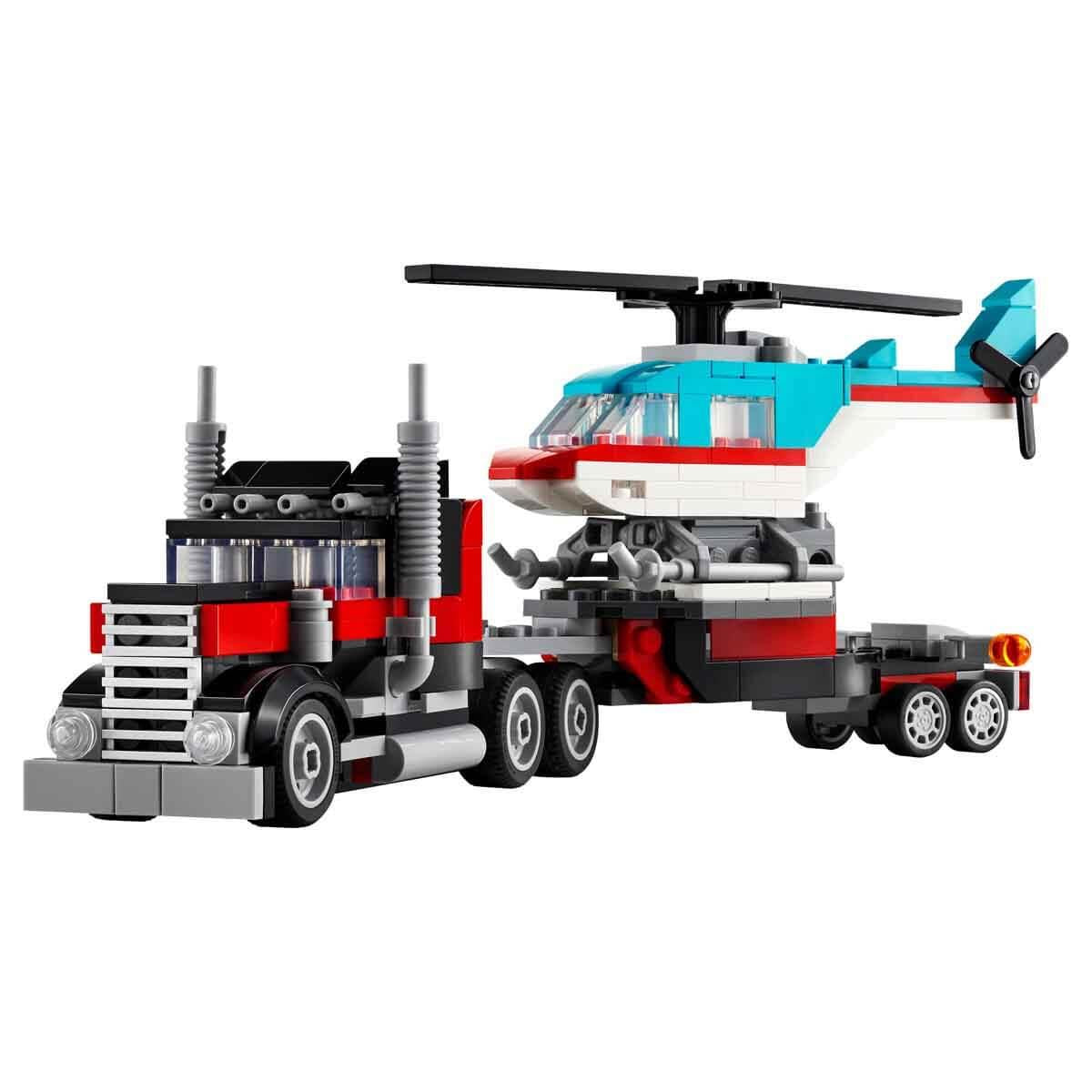 Lego Creator Helikopterli Açık Kasa Kamyon 31146 | Toysall