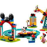 Lego Disney Mickey and Friends ve Goofy Lunapark Eğlencesi 10778