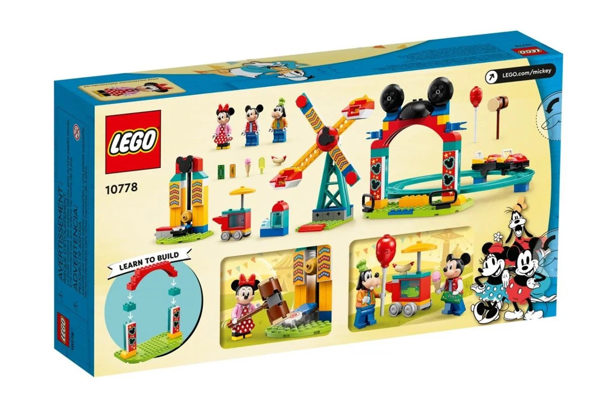 Lego Disney Mickey and Friends ve Goofy Lunapark Eğlencesi 10778 | Toysall