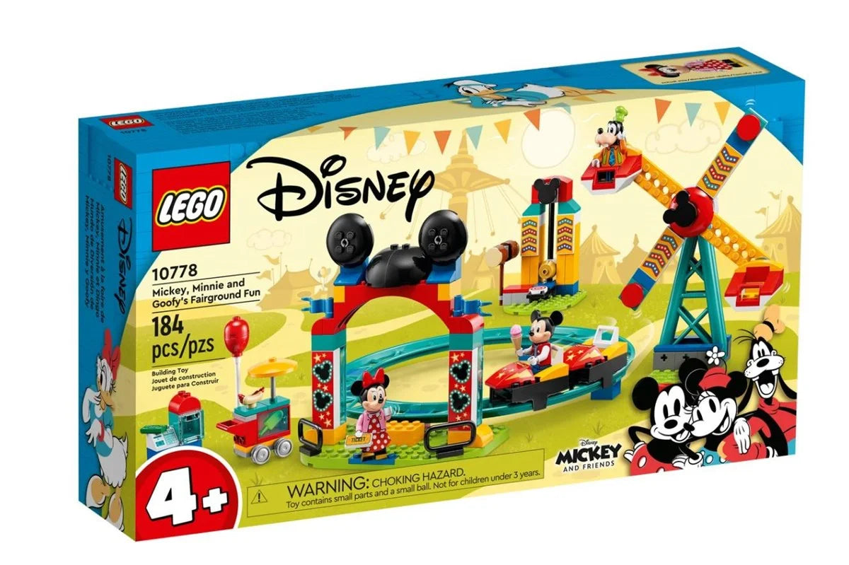 Lego Disney Mickey and Friends ve Goofy Lunapark Eğlencesi 10778 | Toysall