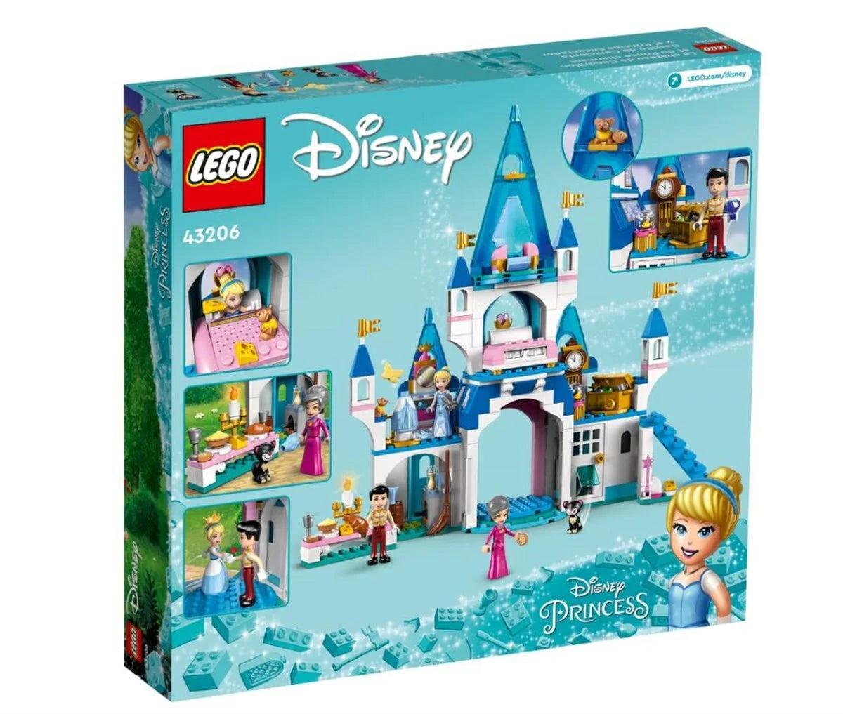 Lego Disney Princess Sindirella ve Yakışıklı Prensin Şatosu 43206 | Toysall