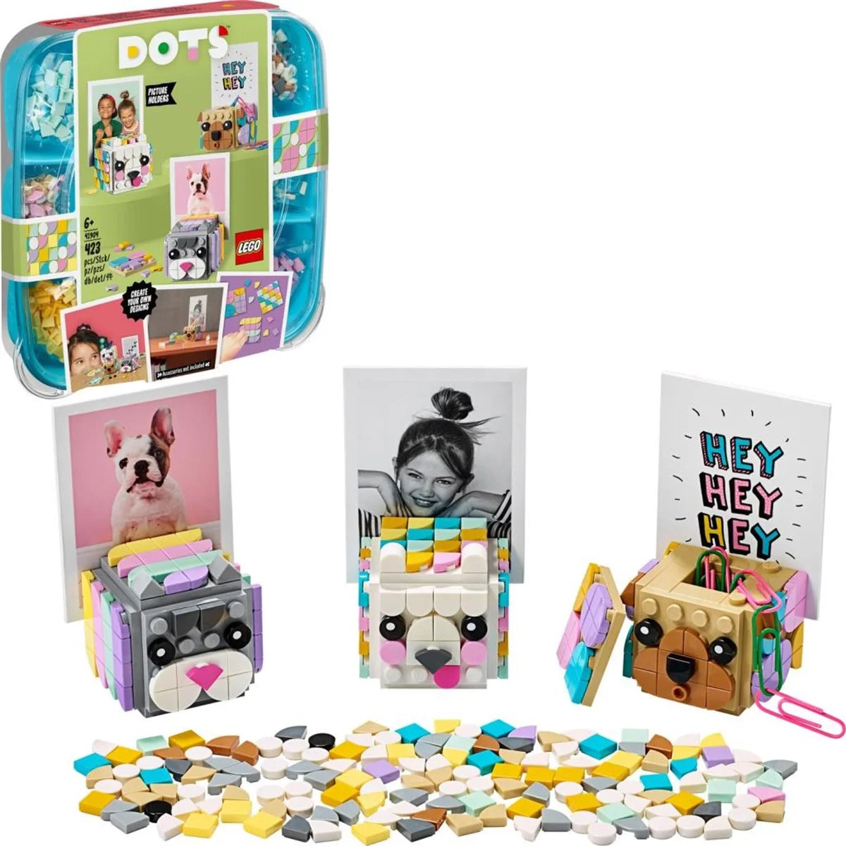 Lego Dots Animal Pic Holders Hayvan  Fotoğraflıkları 41904 | Toysall