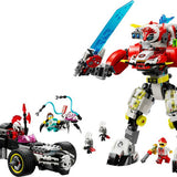 Lego Dreamzzz Cooper'ın Kaplan Robotu ve Zero'nun Hot Rod Arabası 71497