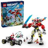 Lego Dreamzzz Cooper'ın Kaplan Robotu ve Zero'nun Hot Rod Arabası 71497