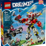 Lego Dreamzzz Cooper'ın Kaplan Robotu ve Zero'nun Hot Rod Arabası 71497