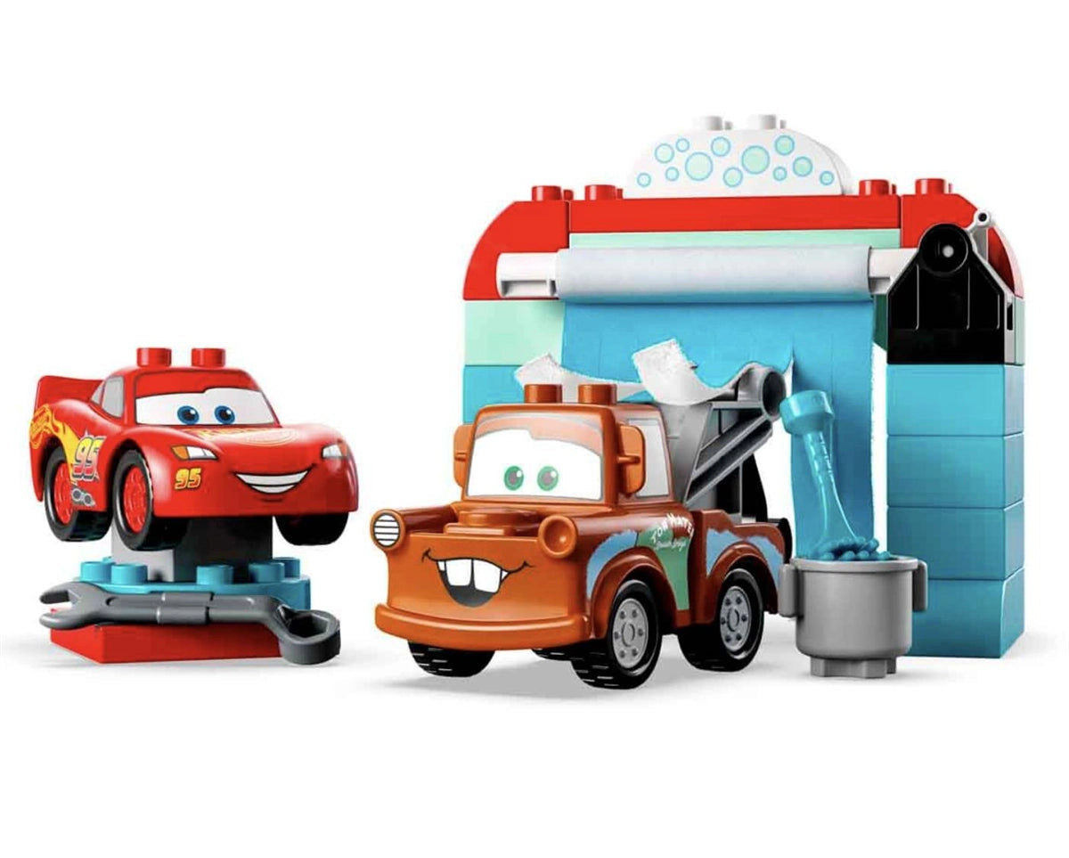 Lego Duplo Disney Şimşek McQueen ve Mater'in Oto Yıkama Eğlencesi 10996 | Toysall