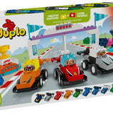 Lego Duplo F1 Takımı Yarış Arabaları ve Sürücüler 10445