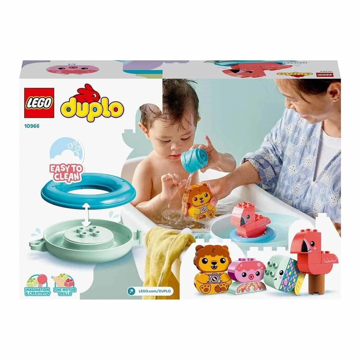 Lego Duplo İlk Banyo Zamanı Eğlencesi: Yüzen Hayvan Adası 10966 | Toysall