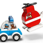 Lego Duplo İlk İtfaiye Helikopterim ve Polis Arabam 10957 | Toysall