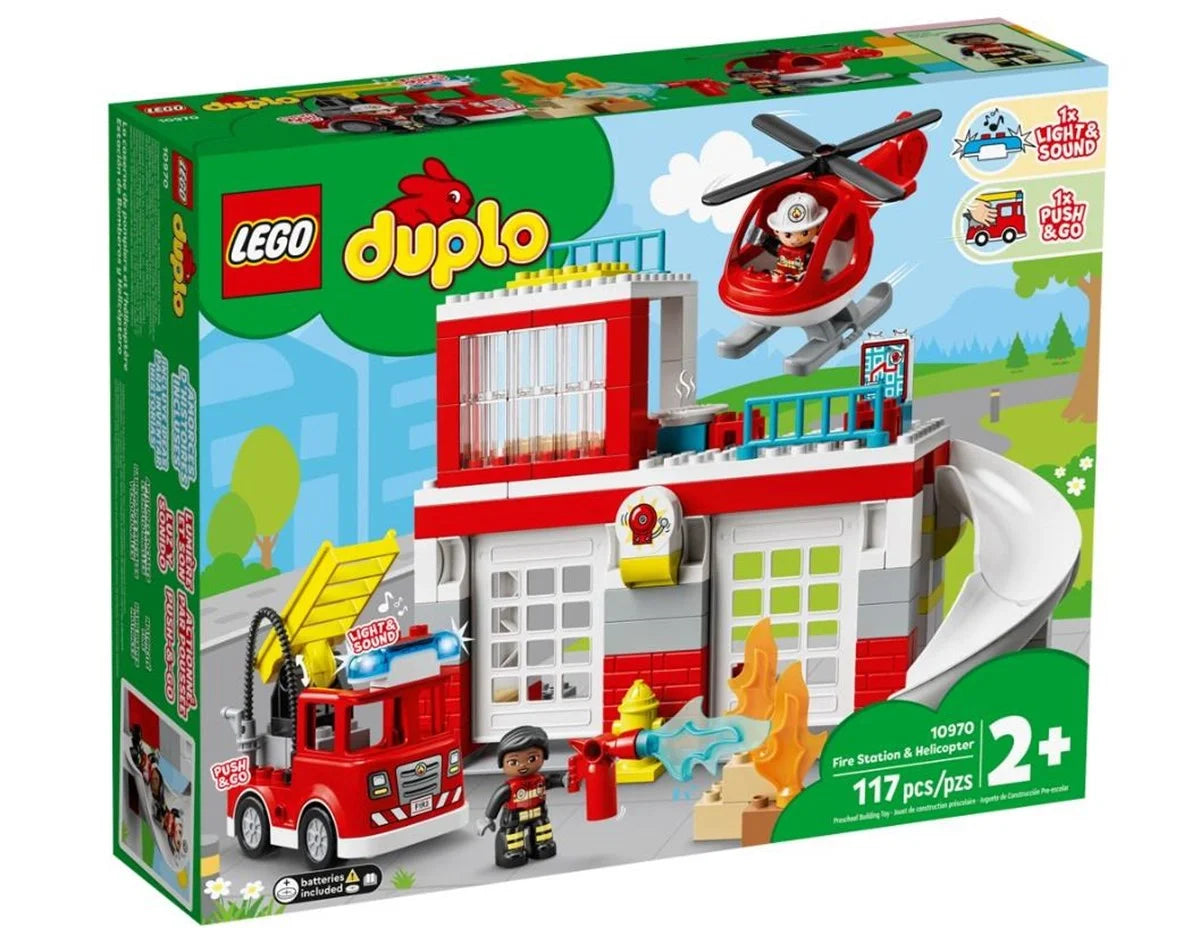 Lego Duplo İtfaiye Merkezi ve Helikopter 10970 | Toysall