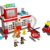 Lego Duplo İtfaiye Merkezi ve Helikopter 10970