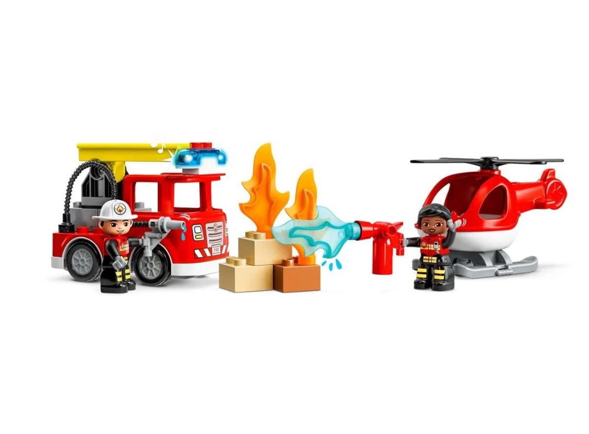 Lego Duplo İtfaiye Merkezi ve Helikopter 10970 | Toysall