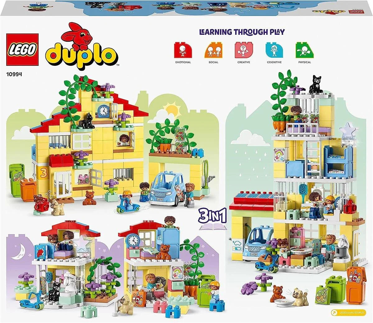 Lego Duplo Kasabası 3’ü 1 Arada Aile Evi 10994 | Toysall