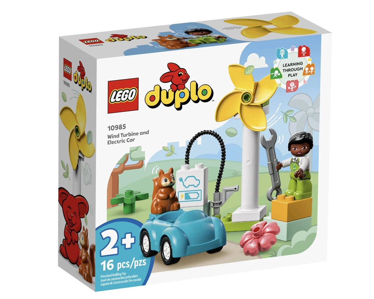 Lego Duplo Kasabası Rüzgar Türbini ve Elektrikli Araba 10985 | Toysall