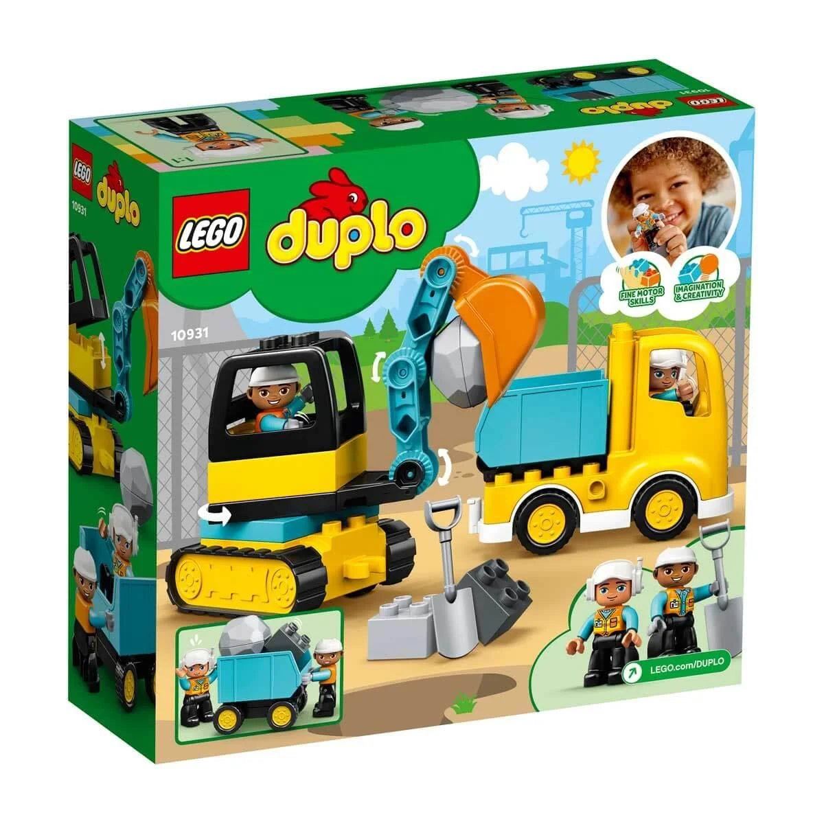 Lego Duplo Town Kamyon ve Paletli Kazıcı 10931 | Toysall