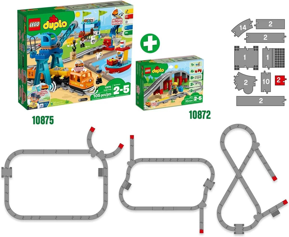 Lego Duplo Town Tren Köprüsü ve Rayları 10872 | Toysall