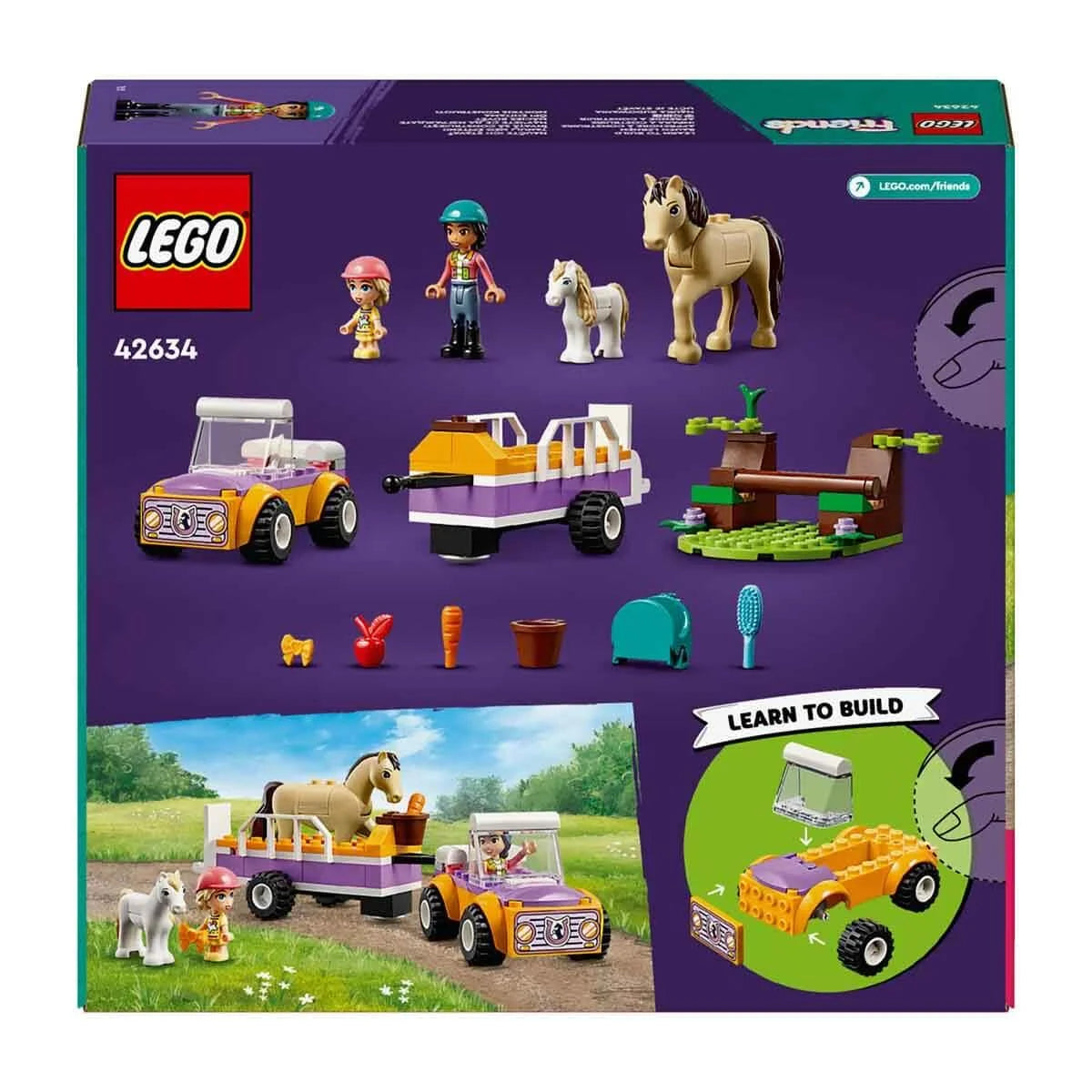 Lego Friends At ve Midilli Römorku 42634 | Toysall